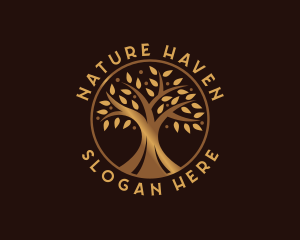 Nature Tree Agriculture logo design