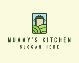 Organic Kitchen Restaurant logo design