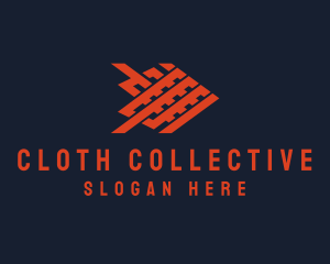 Woven Textile Fish logo