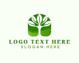 Environmental Garden Plant logo