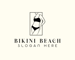 Skinny Bikini Lingerie logo design