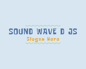 Playful Summer Waves logo design