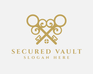 Gold Roof Key logo design