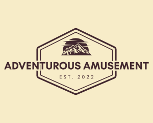 Mountain Climbing Adventure logo design