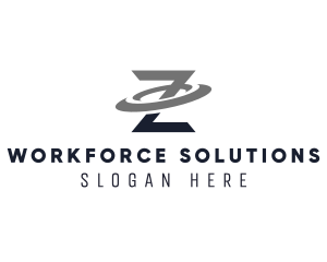 Business Orbit Letter Z logo design