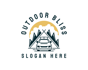 Outdoor Camping Adventure logo design