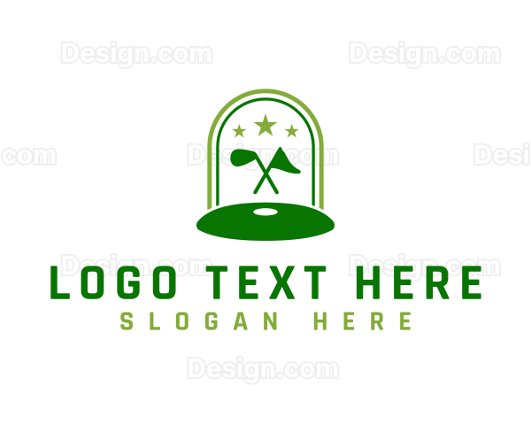 Golf Outdoor Sport Logo