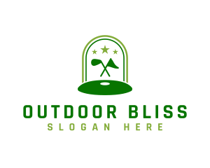 Golf Outdoor Sport logo design