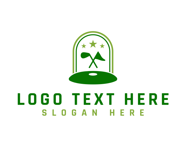 Flagstick logo example 2