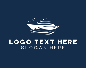 Nautical Cruise Ship logo design