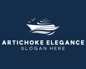 Nautical Cruise Ship logo design