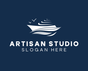 Nautical Cruise Ship logo design