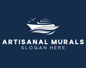 Nautical Cruise Ship logo design