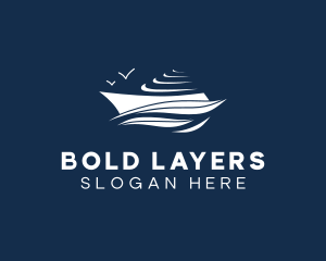 Nautical Cruise Ship logo design