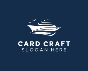 Nautical Cruise Ship logo design