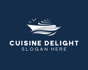 Nautical Cruise Ship logo design