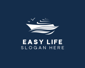 Nautical Cruise Ship logo design