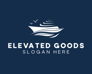 Nautical Cruise Ship logo design