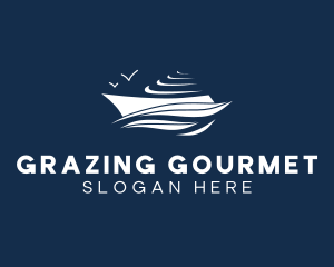 Nautical Cruise Ship logo design