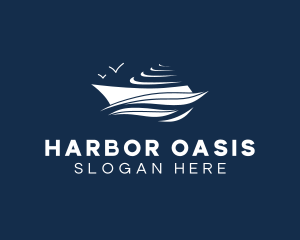 Nautical Cruise Ship logo design