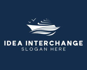 Nautical Cruise Ship logo design