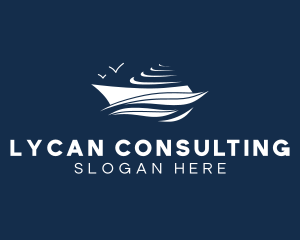 Nautical Cruise Ship logo design