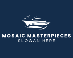 Nautical Cruise Ship logo design