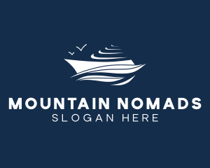 Nautical Cruise Ship logo design