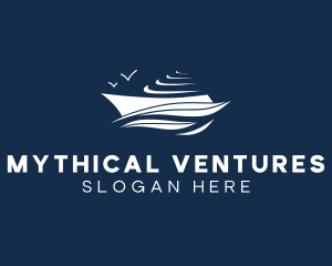 Nautical Cruise Ship logo design