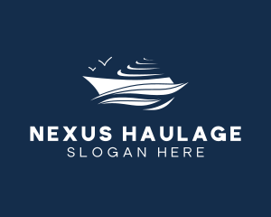 Nautical Cruise Ship logo design