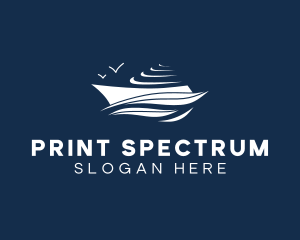 Nautical Cruise Ship logo design