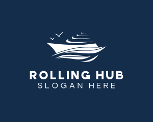 Nautical Cruise Ship logo design