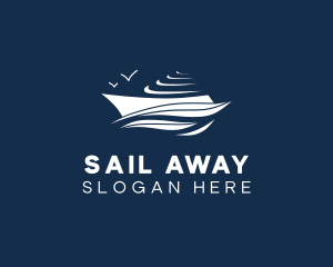 Nautical Cruise Ship logo design