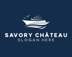 Nautical Cruise Ship logo design