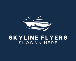 Nautical Cruise Ship logo design