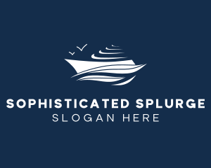 Nautical Cruise Ship logo design