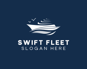 Nautical Cruise Ship logo design