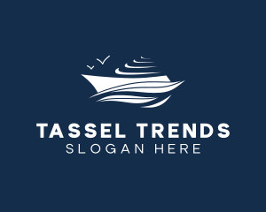 Nautical Cruise Ship logo design