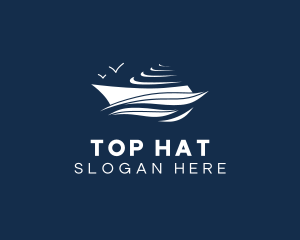 Nautical Cruise Ship logo design