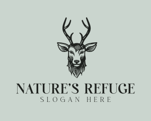 Nature Deer Wildlife logo