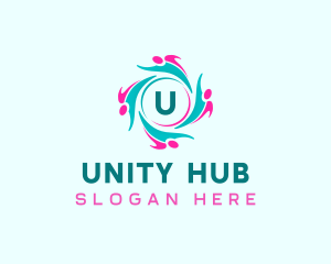 Community People Unity logo design