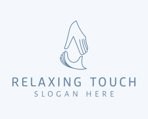 Massage Droplet Hands logo