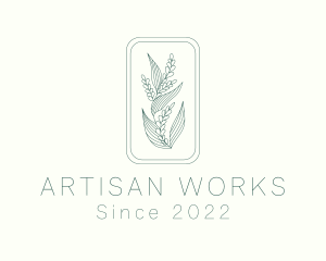 Artisan Herb Leaf logo design