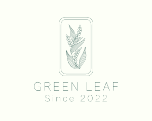 Artisan Herb Leaf logo design