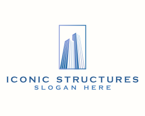 Real Estate Building Structure logo design