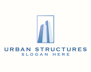 Real Estate Building Structure logo design