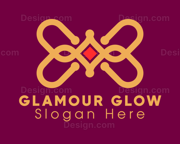 Golden Elegant Jewelry Logo