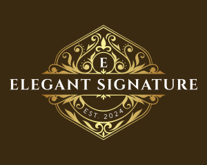 Luxury Floral Ornamental logo design