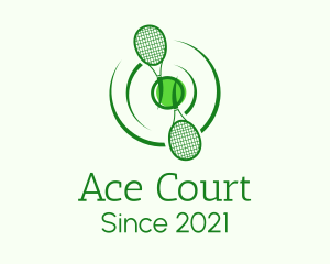 Tennis Racket Ball  logo