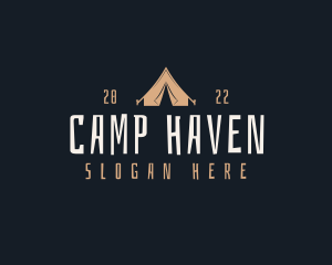 Camping Tent Adventure logo